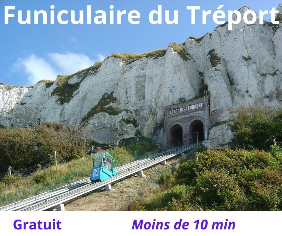 Caprices De Mer Appartement Avec Grand Balcon Et Vue A 300 M Plage, Apercu Mer, Lit Queen Size, Mers Les Bains Le Treport , Petit Dejeuner En Option, 2 Velos Fournis 외부 사진